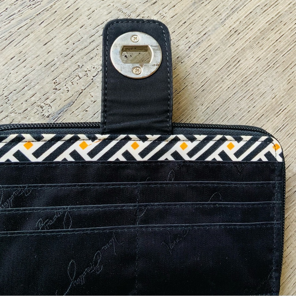 Vera Bradley Black Quilted Wallet OS - Picture 5 of 12